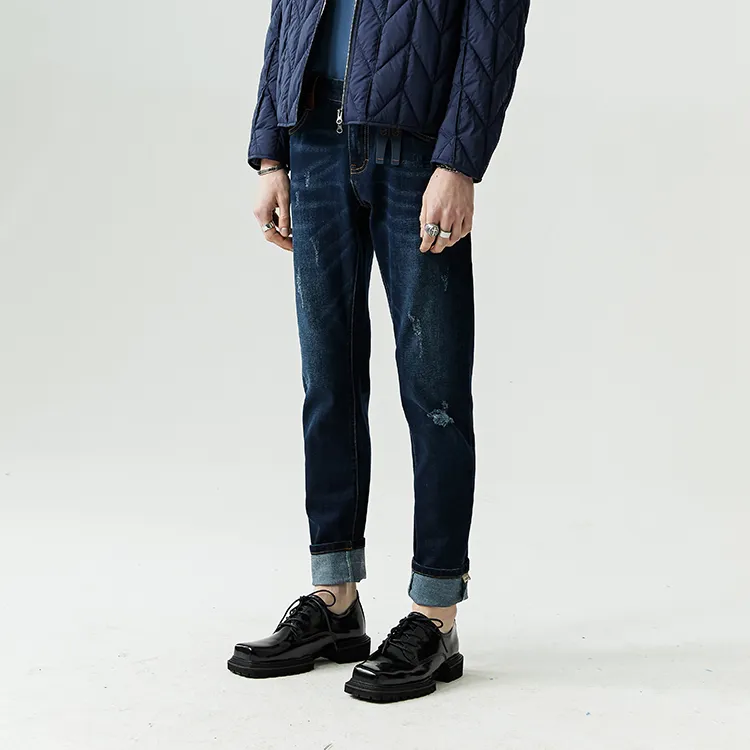 DAVID NAMAN Jeans Men Navy Blue-5