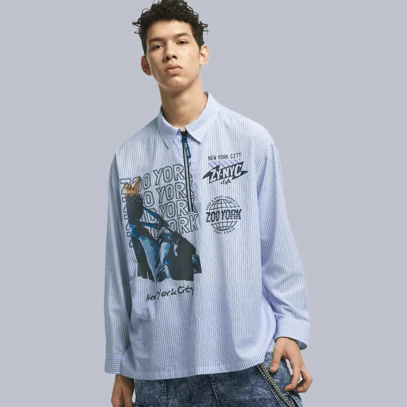 Zoo York Shirts Unisex Light Blue-5