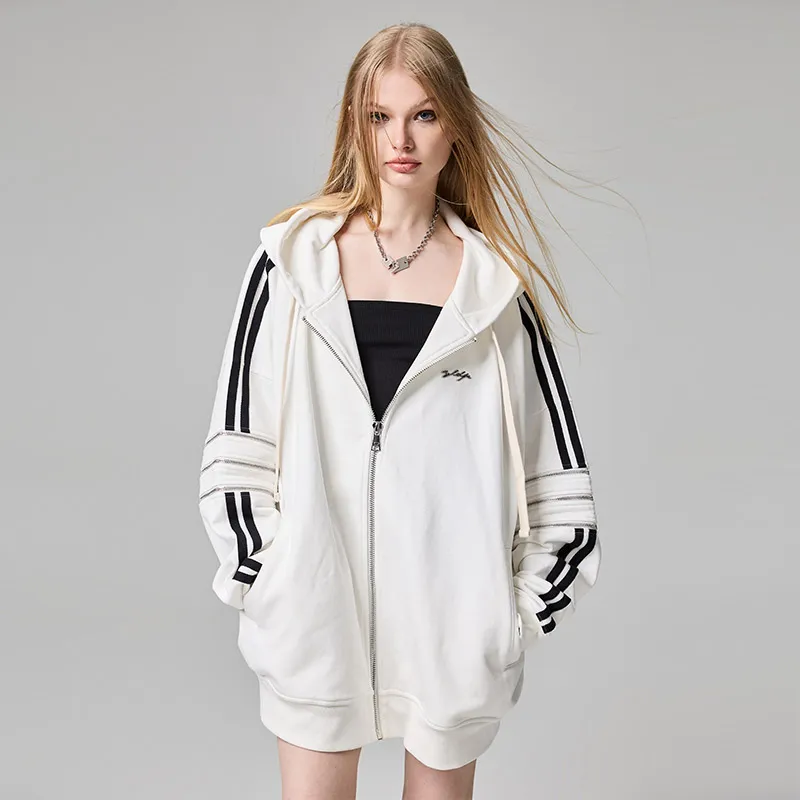 YLDP Jackets Unisex White-5