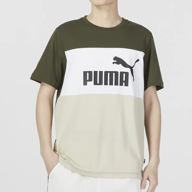 PUMA T-Shirts Men Army Green-2