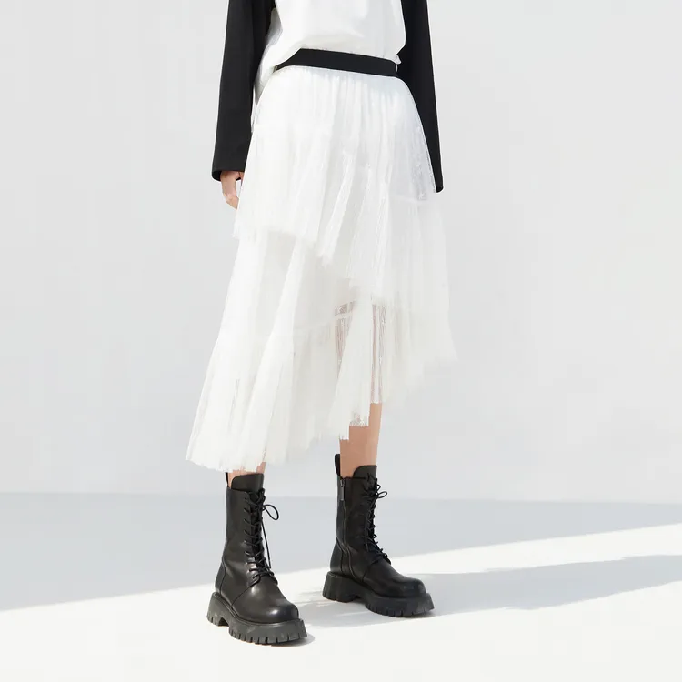 MO&CO Casual Long Skirts Women's-11