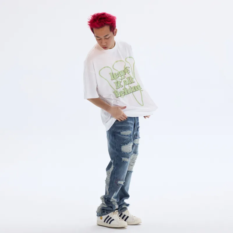 WHOA HA! T-Shirts Unisex White-3