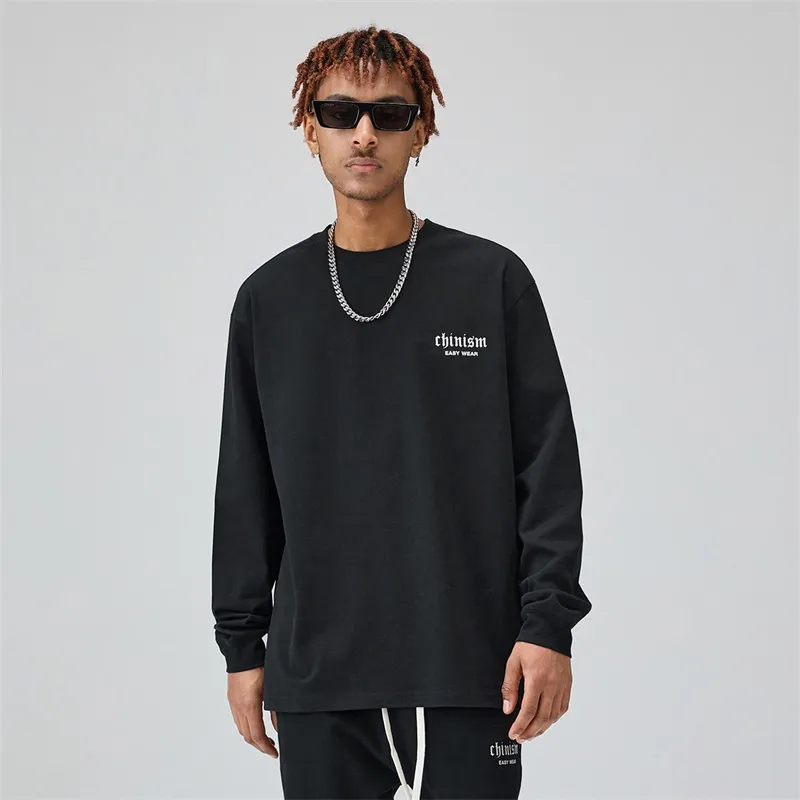 CHINISM Drop Shoulder Sleeve T Shirt Unisex-8