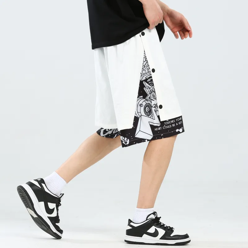 CRUSH KEY Casual Shorts Unisex-10