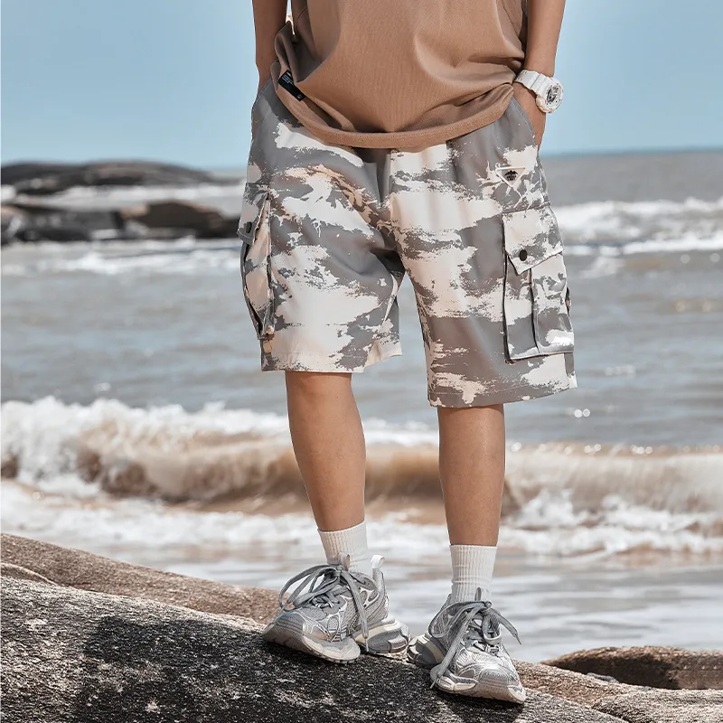 AMBER LIGHT AMBER LIGHT Mountain Outdoor Casual Shorts Unisex-9