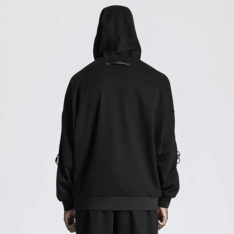 NORVINCY Chinese Fashion Trend Urban Techwear Pullover Hoodie Unisex-2