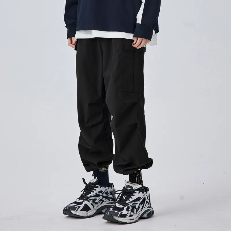 Guuka Cargo Pants Men Black-5