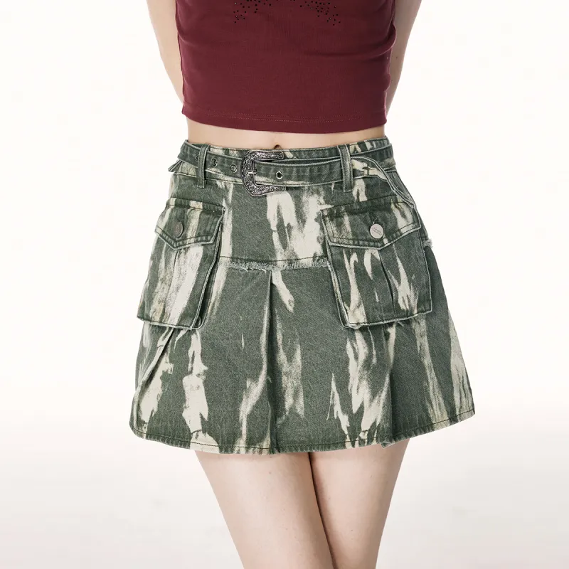 I'M ONE Cargo Short Skirts Women's-5