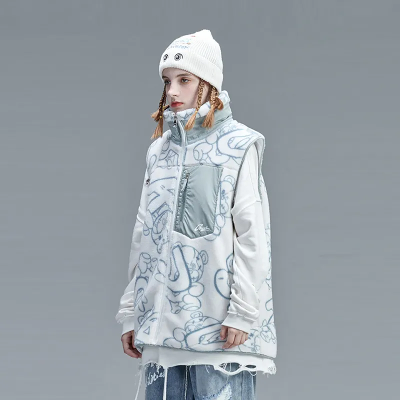 Guuka Vests Unisex White-6