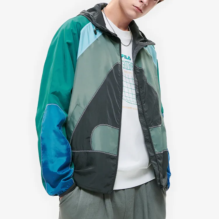 FILA Jackets Men Mystic Iron Gray-4