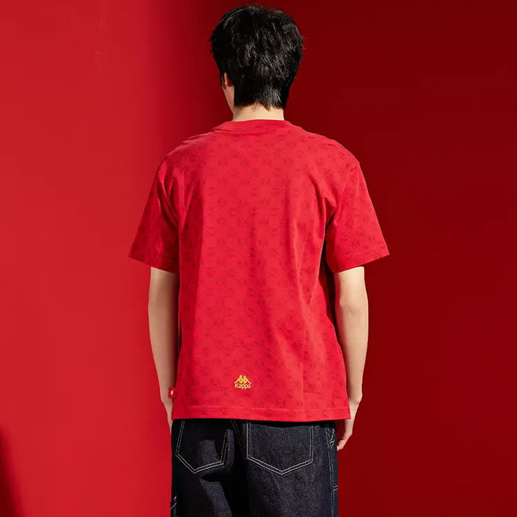 Kappa CNY T-Shirt Unisex New Year Red All Over Print-5814P-2