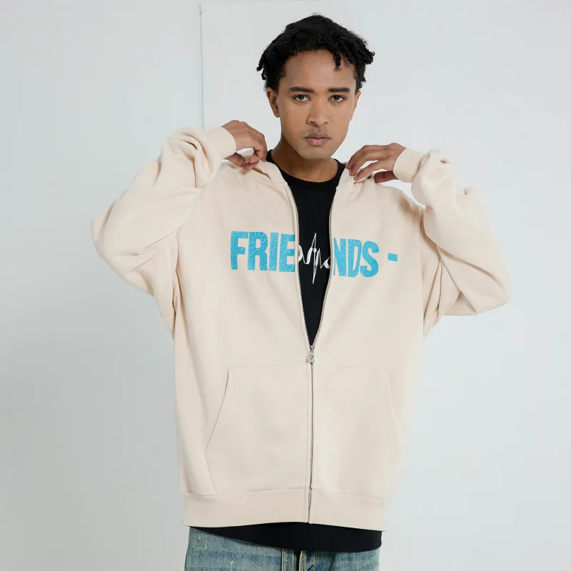 VLONE Sweatshirts Unisex Beige-6