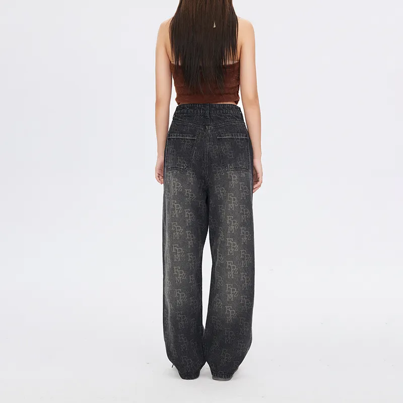 FPMZ Straight Jeans Unisex Black-3