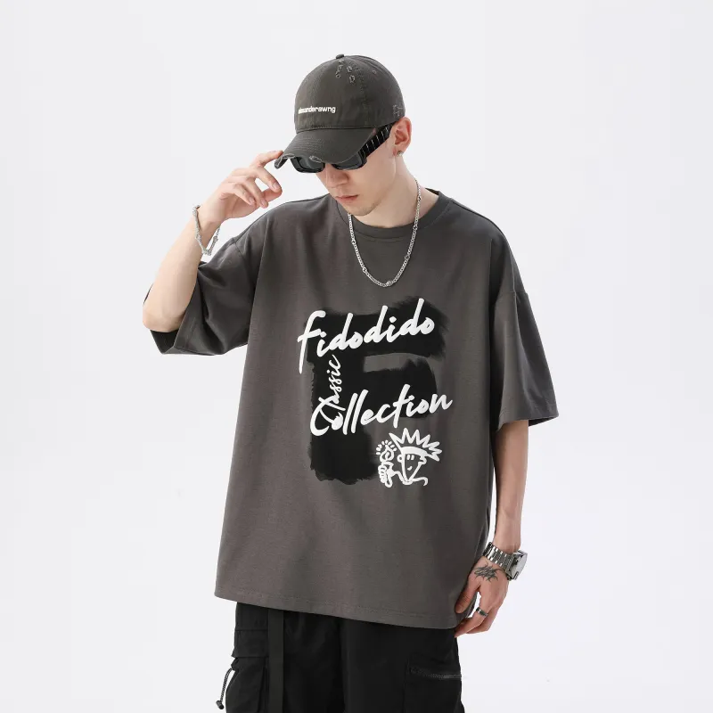 FIDO DIDO Short Sleeved T Shirts Unisex-26
