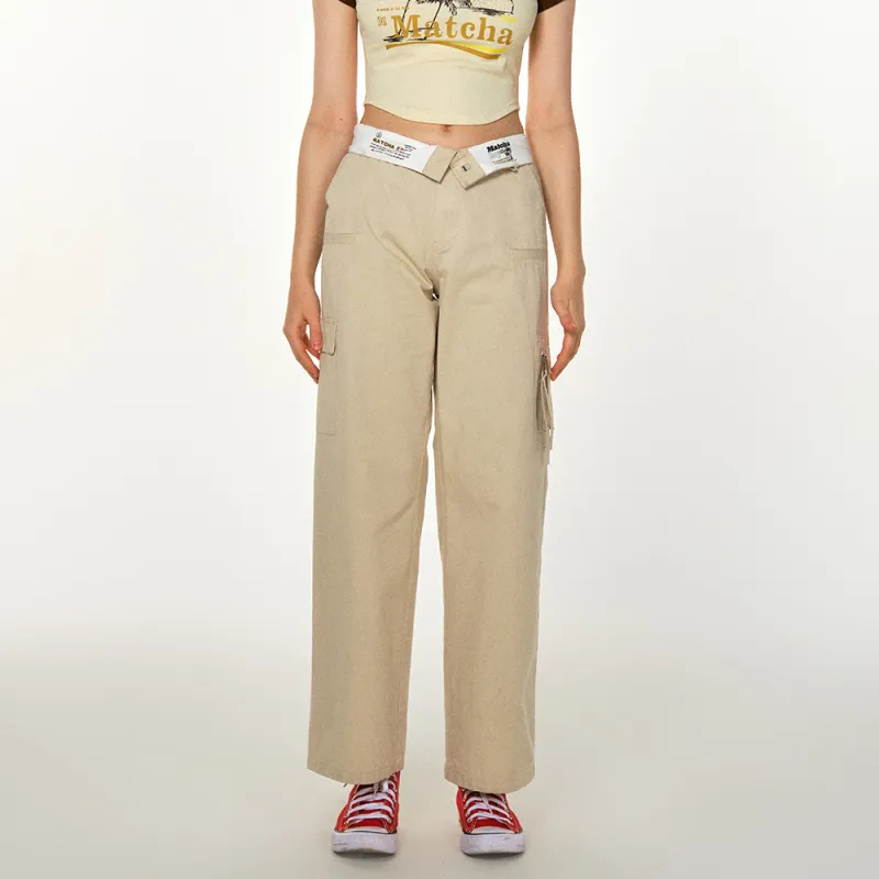 MATCHA STORY College Series Cargo Pants Unisex-8