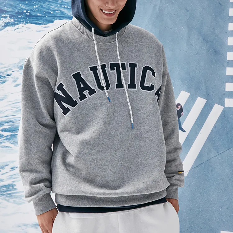 Nautica White Sail Sweatshirt Unisex-6