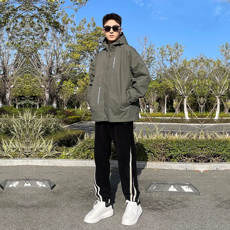 HCHUICHENG Jacket Fleece Lined/Regular Unisex-18