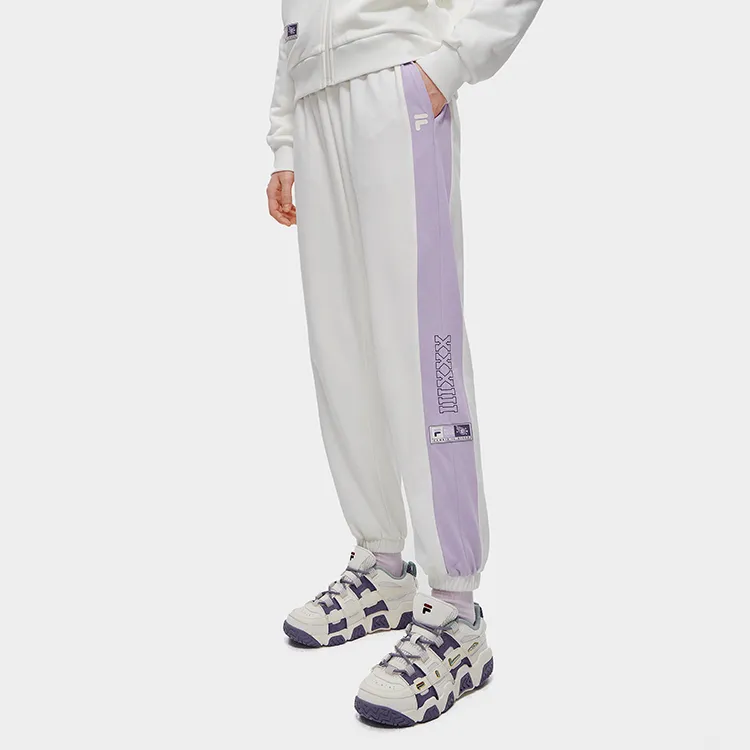 FILA FUSION BASEBALL Series Casual Pants Women's White-5
