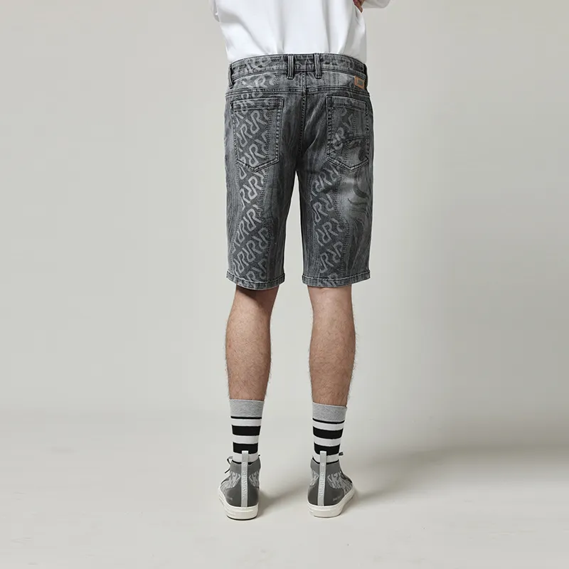 RARE SS23 Denim Shorts Men's Gray-4