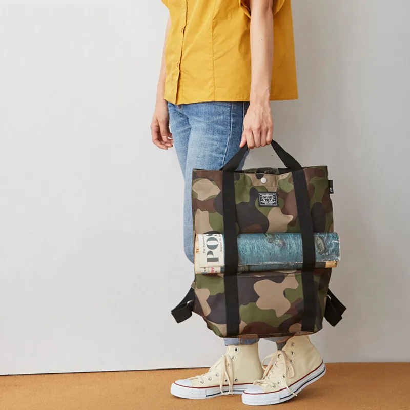 ROOTOTE Polyester Tote Bag, Shopping Bag, Backpack, Shoulder Bag, Handbag Tubas Men's-3