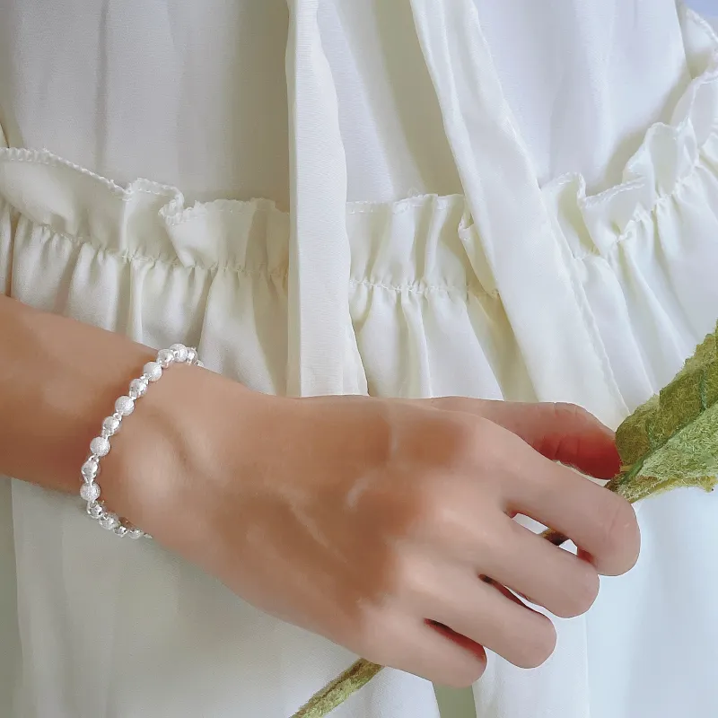 LIANDUO S990 Sterling Silver Bracelets Women's-5