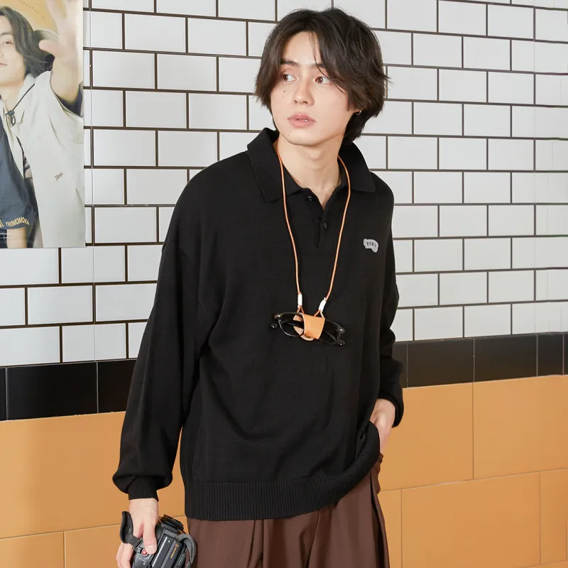 TIKIMOMOKA Japanese Tooling Couple Series Knitwear Unisex-11