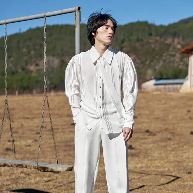 VALLEYOUTH Shirts Unisex White-3