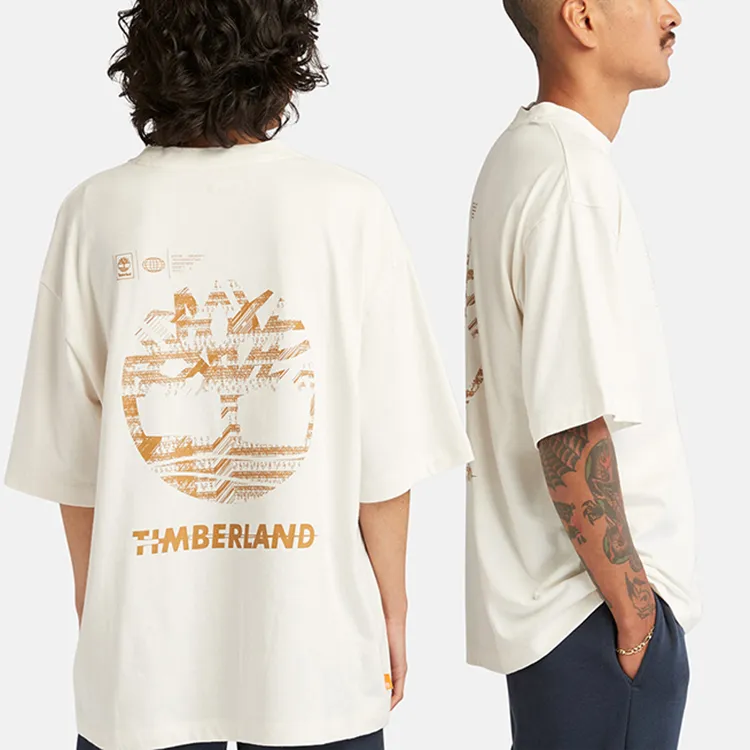 Timberland T Shirt Unisex White-3