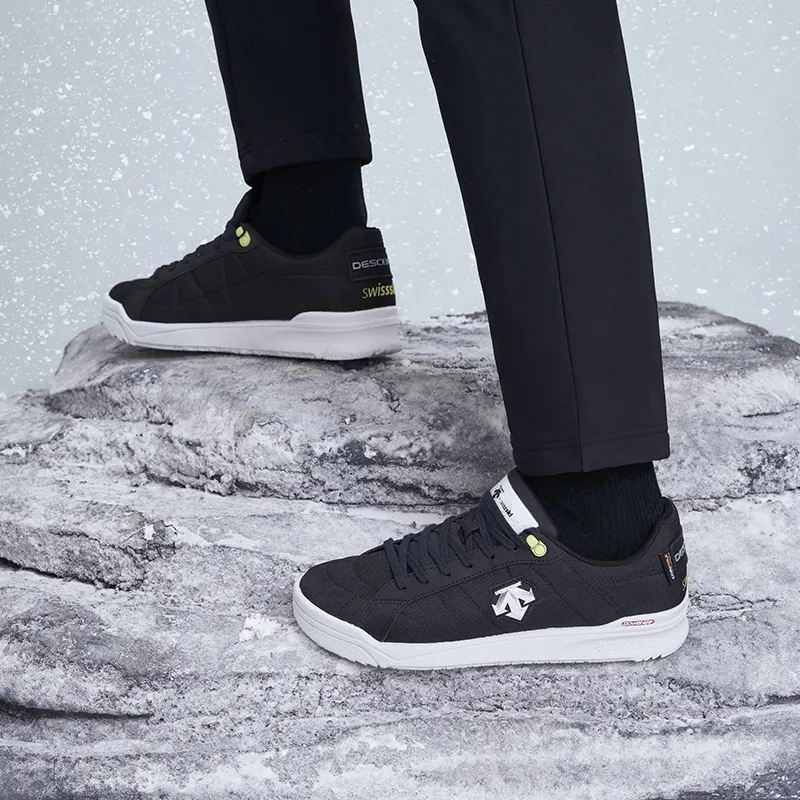 DESCENTE Ski Style Anti Slip Wear Resistant Lightweight Warm Quick Dry Low Top Casual Shoes Unisex Black-7