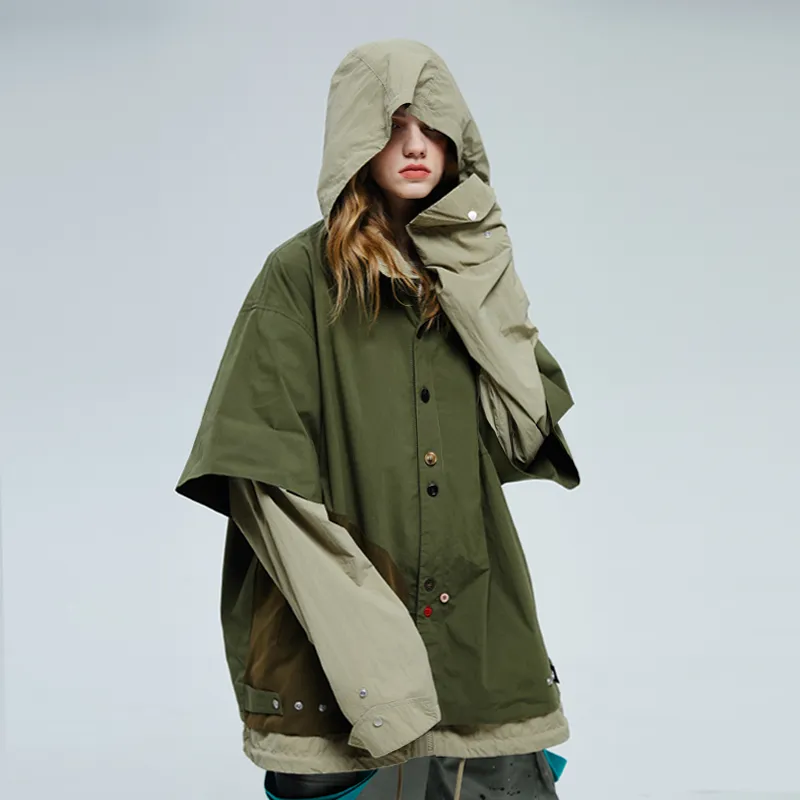 A SQUARE ROOT Jacket Unisex Green-2