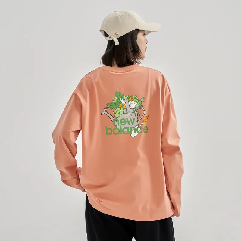 New Balance T Shirt Unisex Orange Red-3