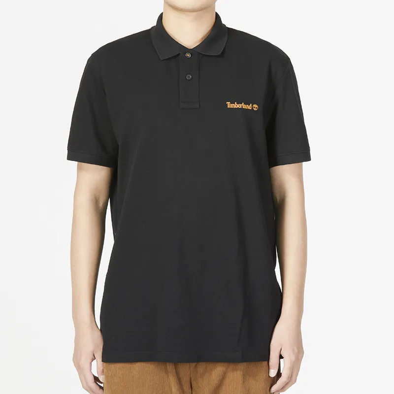 Timberland Polo Shirts Men Black-2