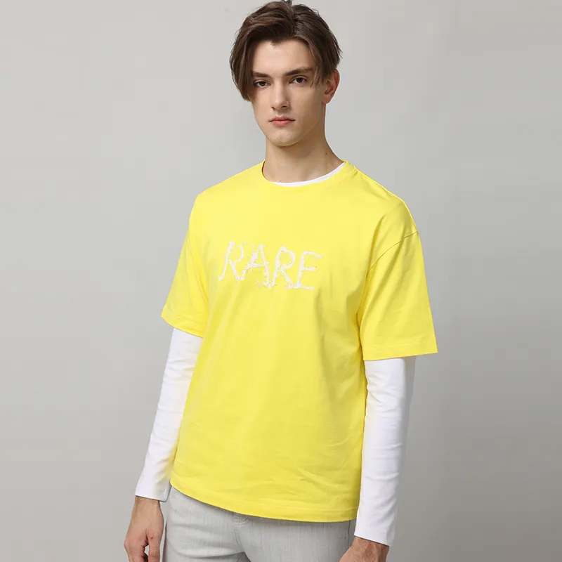 RARE T Shirt Men's Bright Yellow-4