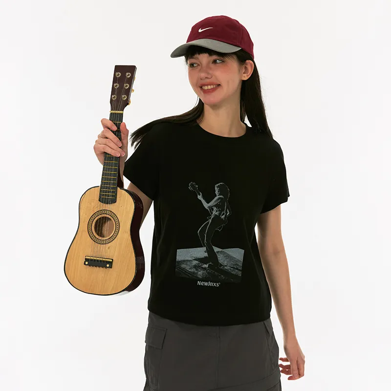 NewJnxs T Shirts Women's Black-6
