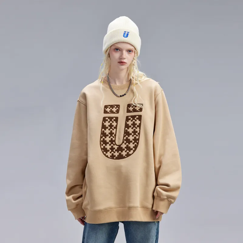 Guuka Sweatshirts Unisex Camel-7