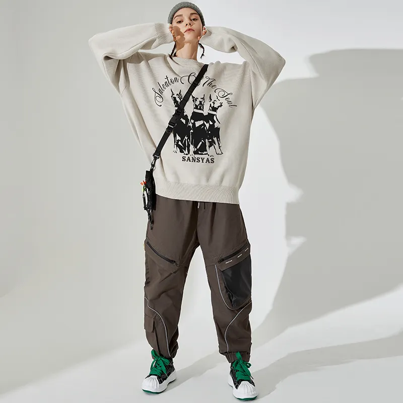 SANSYAS Sweaters Unisex-11