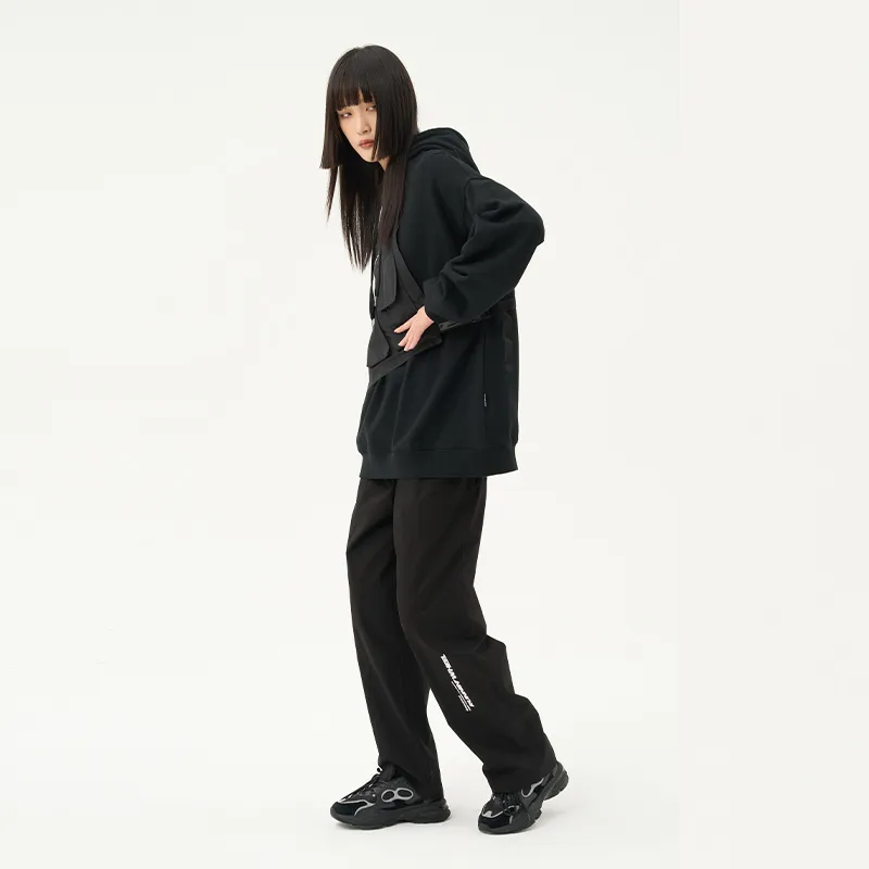 RUNNINWHEEL Hooded Loose Fit Regular Sweatshirt Unisex-3