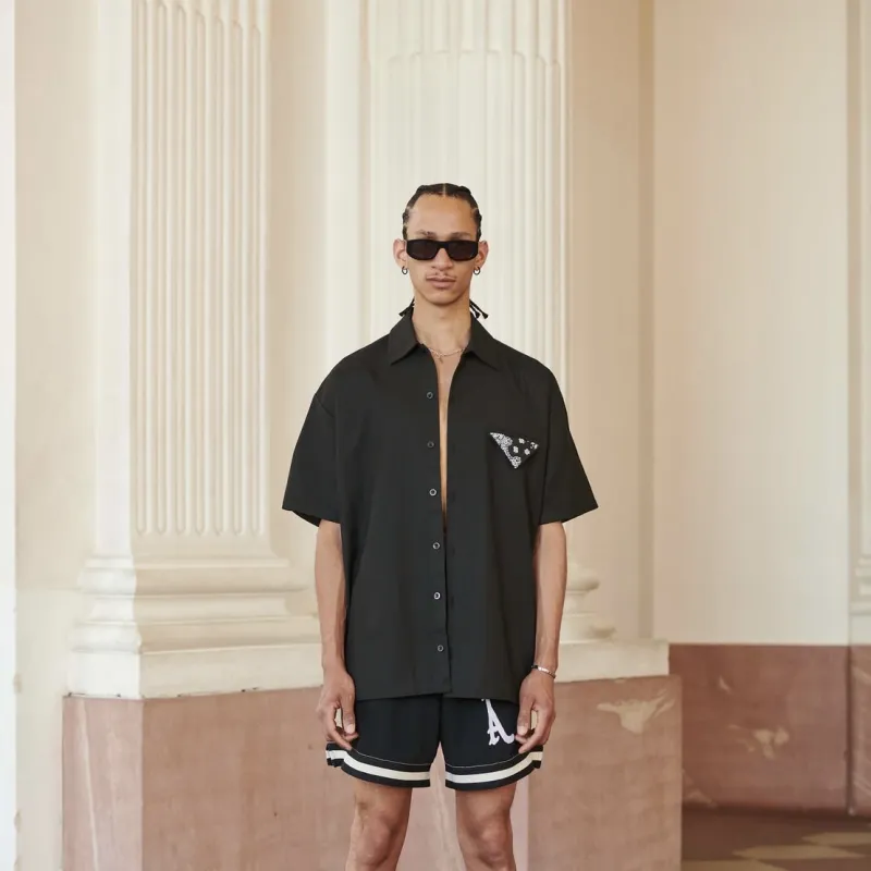 Askyurself Shorts Summer Unisex Black-2