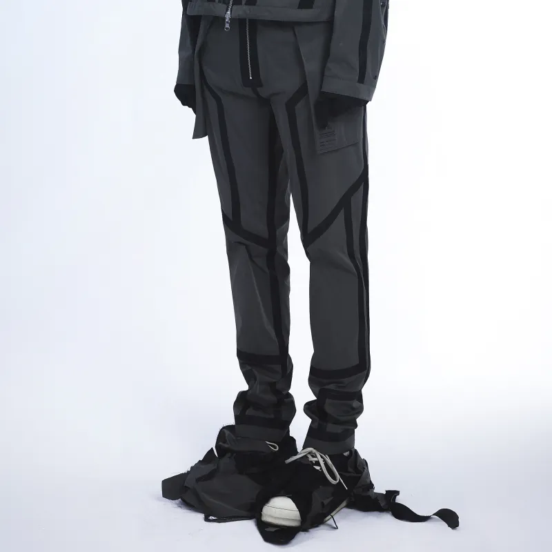 LAB.LFE Casual Pants Unisex Black-4