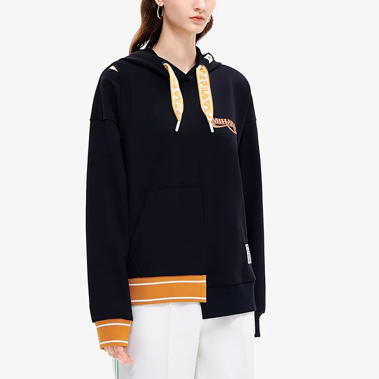 FILA x MIHARA YASUHIRO Sweatshirt Women's Jet Black-4