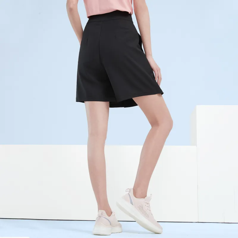 CAMEL Casual Short Skirts Women's Black-3
