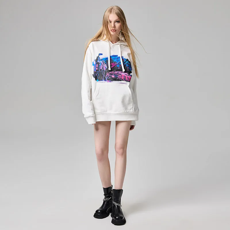 YLDP Sweatshirts Unisex White-3