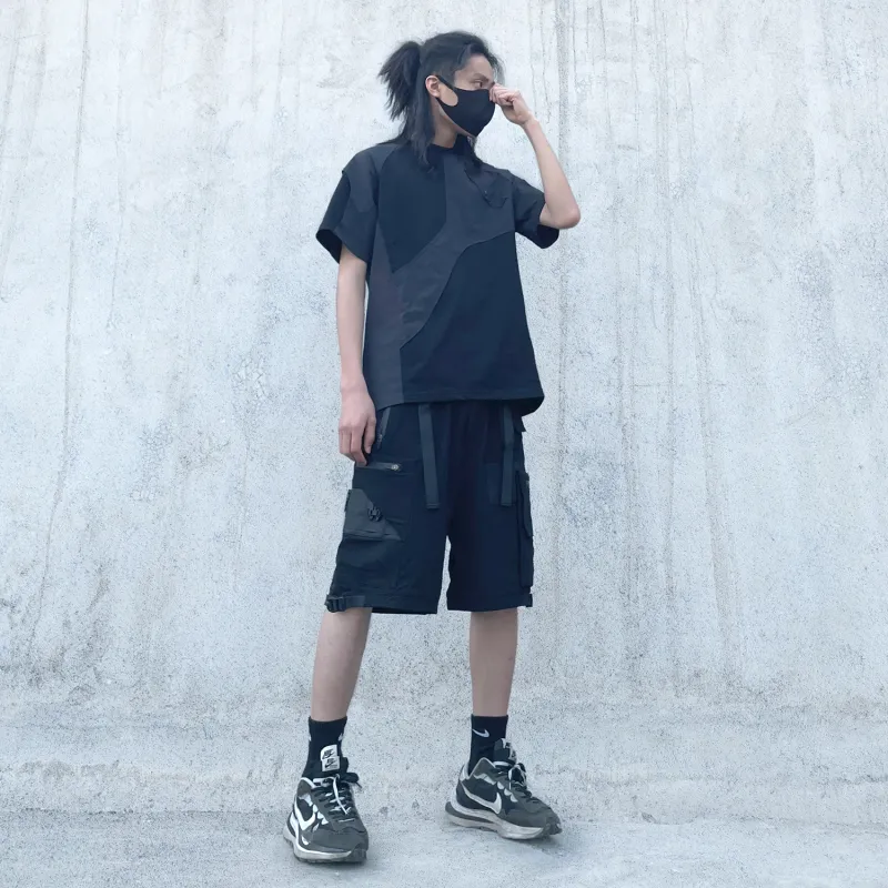VIP Cargo Shorts Men Black-4