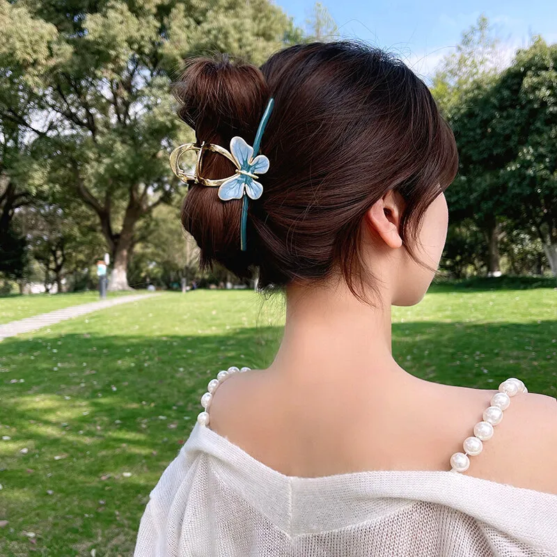 SENDME Hair Clips Women's Blue-2