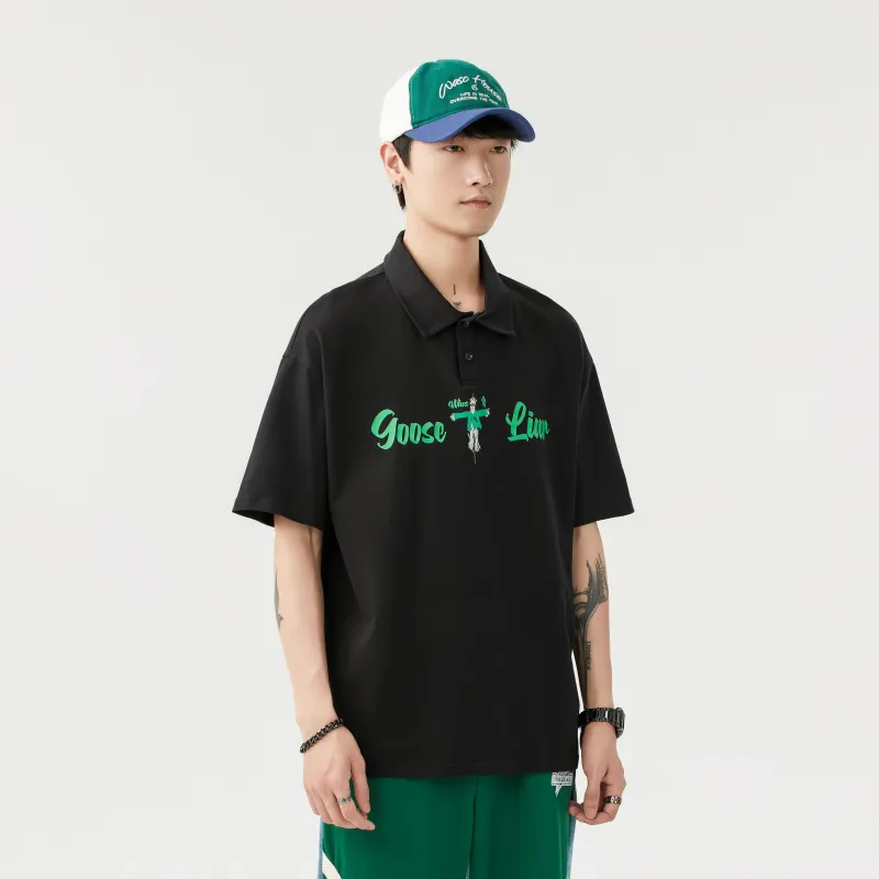 GOOSELIAR Polo Shirts Unisex-9