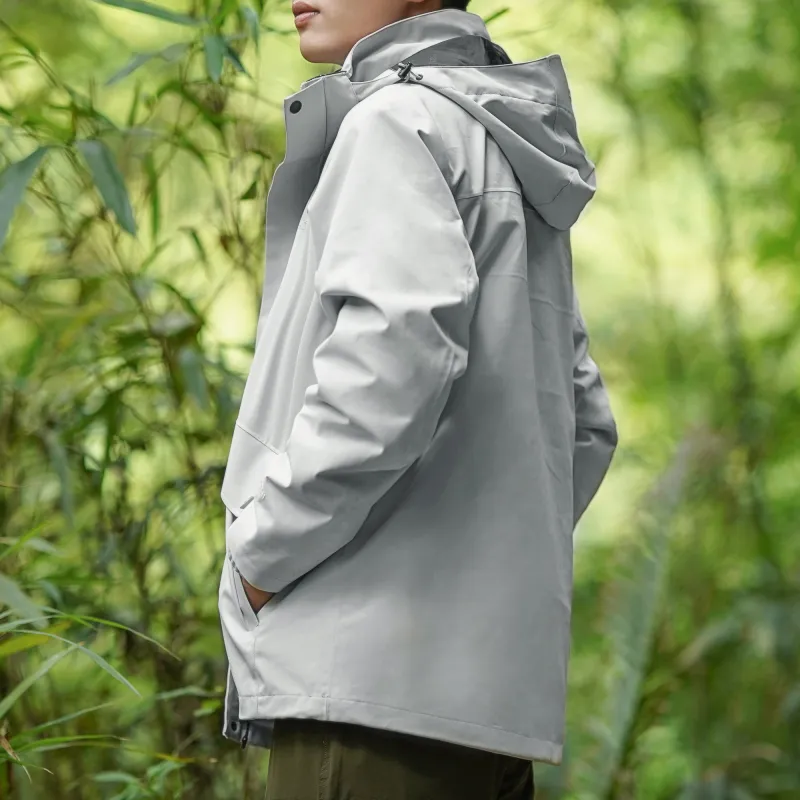 CAMEL All weather Waterproof And Windproof To Keep Warm Windbreaker Jacket Men's-4
