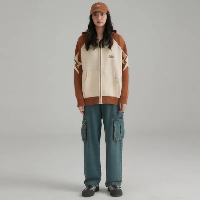 Heartboon Sweaters Unisex Beige Apricot-2