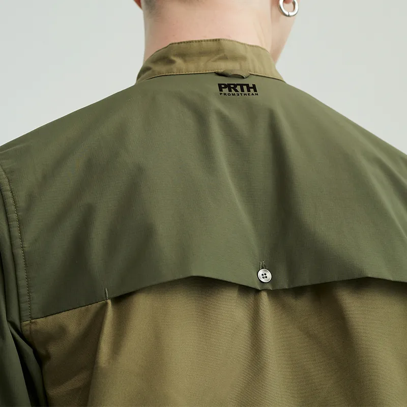Prth Promethean Shirts Men Olive Green-3