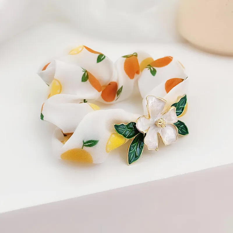 SENDME Hair Ties Women's Floral Hair Tie Three Piece Set-1