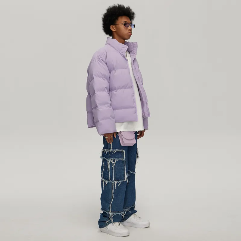 Teach Peace Puffer Jacket Unisex-20